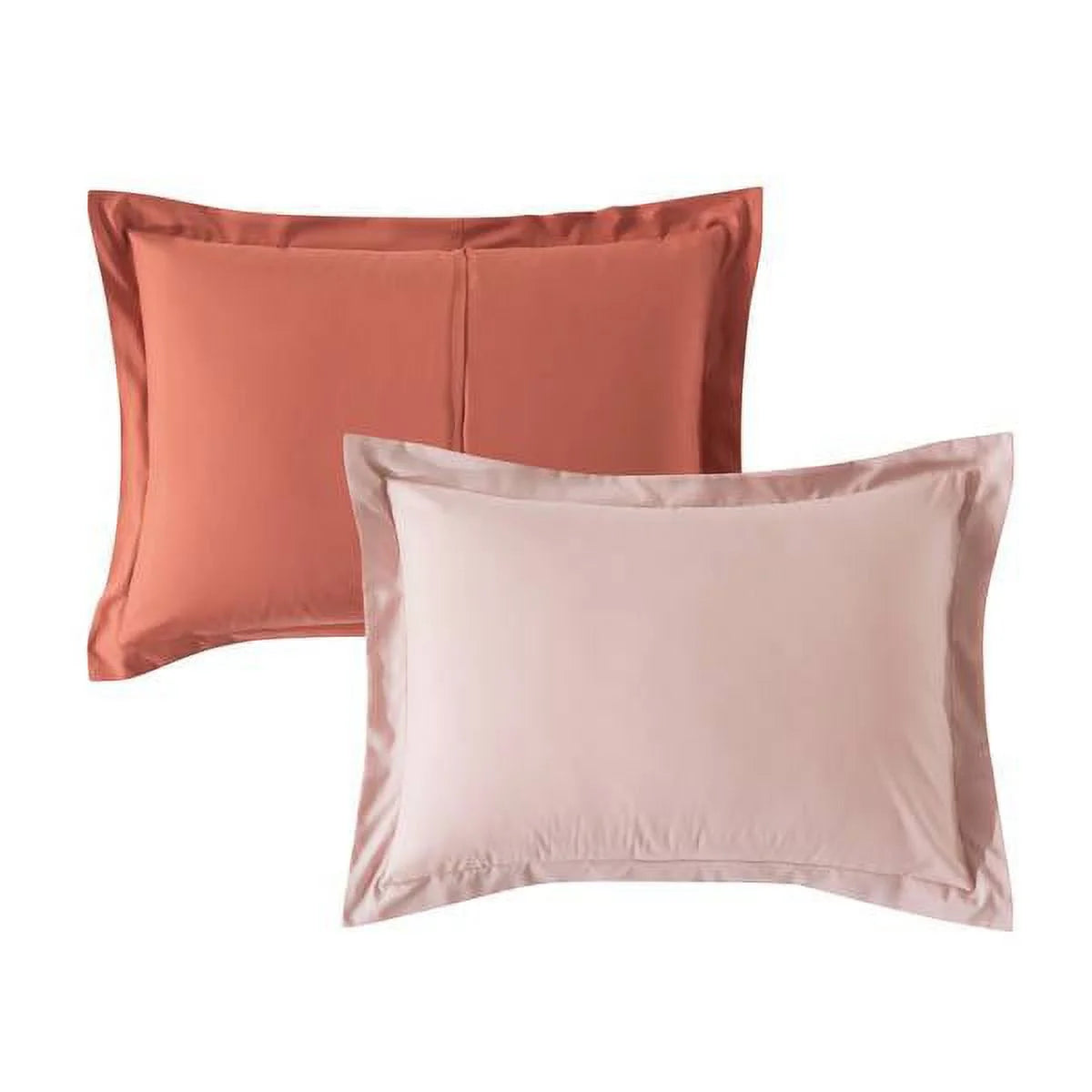 7 Piece Reversible Bed in a Bag Comforter Set with Sheets, Pink, Full