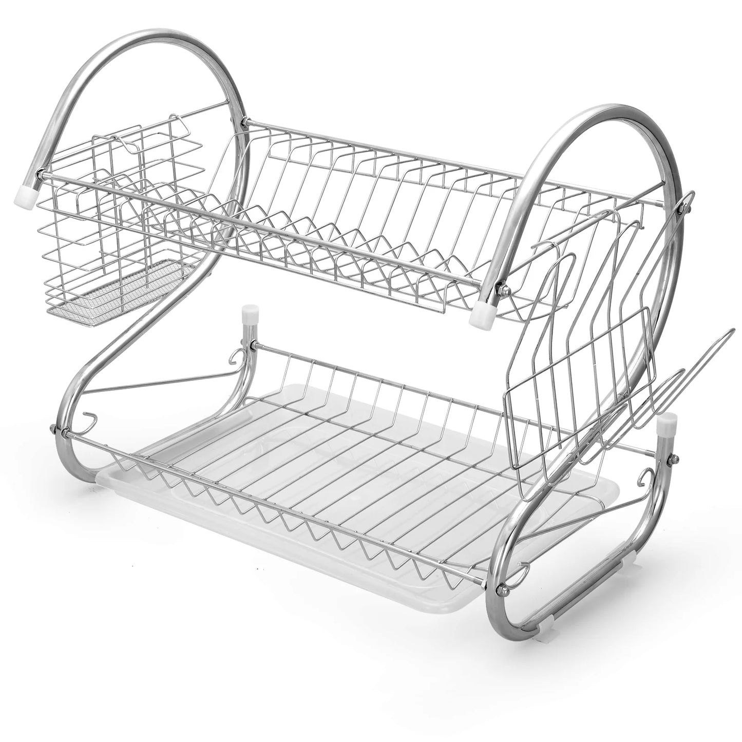 2-Tier Kitchen Dish and Bowl Drying Rack Set